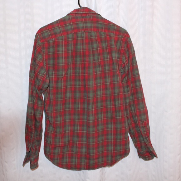 Red/green flannel Ralph Lauren Polo button up - Picture 2 of 2